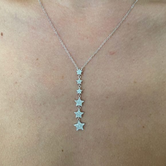 Sterling Silver Star Necklace - Picture 2 of 12
